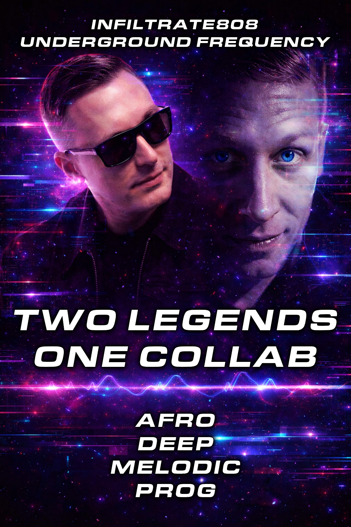 Infiltrate808 x Underground Frequency collab poster